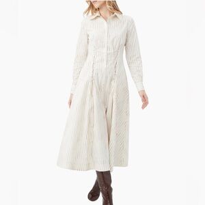 Trina Turk Omari Shirt Long Sleeve Midi Dress BRAND NEW WITH TAGS Size Small
